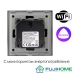 Умная розетка встраиваемая с WiFi, модель FUJIHOME TW-WF1F-WT(CS), работает с Алисой, Smartlife, с мониторингом энергопотребления, таймером, цвет белый