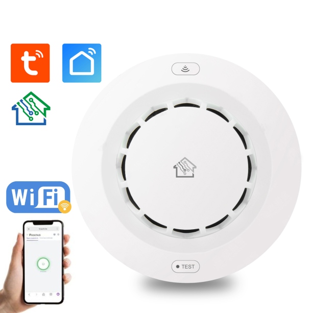 Беспроводной Wi-Fi датчик дыма FUJIHOME FHQ-911