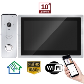 Комплект видеодомофона с Wi-Fi FUJIHOME FHD-5103 FULL HD (с вызывной панелью C-500M)