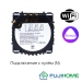 Модуль-механизм для сенсорного выключателя с WiFi FUJIHOME B-6WF201N, двухклавишный (2 кнопки), подключение с N (нулём)