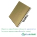 Сенсорный выключатель двухклавишный с подсветкой FUJIHOME FHZ-001G2GLD