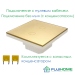 Умный сенсорный выключатель с WiFi FUJIHOME FHZ-017G2GLD работает с Алисой