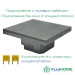 Сенсорный выключатель двухклавишный с подсветкой FUJIHOME FHZ-011G2G