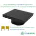 Сенсорный выключатель трёхклавишный с подсветкой FUJIHOME FHZ-001G3B