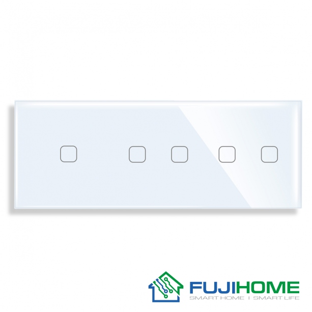 Панель для сенсорного выключателя на 3 поста FUJIHOME TW-1G2G2G-WT(SB), размер 228х86мм, цвет белый.