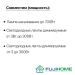 Диммер - выключатель FUJIHOME TW-D101N-GY, панель из закаленного стекла, цвет серый