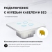 Умный сенсорный выключатель с WiFi FUJIHOME FHZ-005G4W работает с Алисой